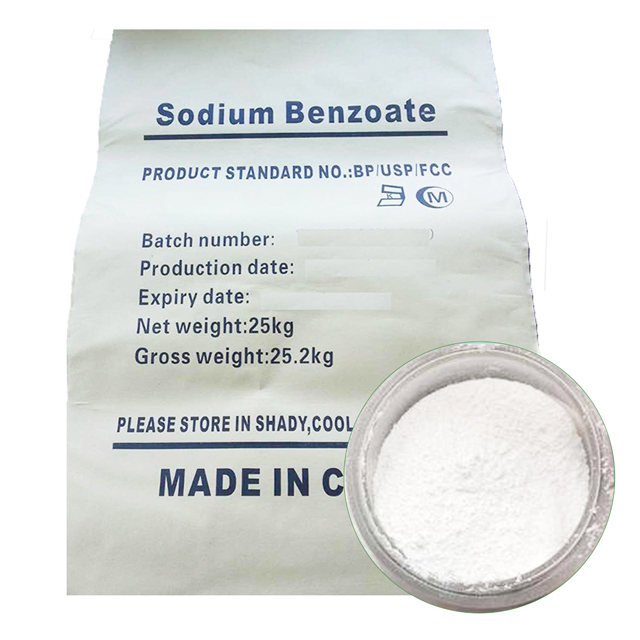 Benzoato di sodio usp commestibile in bevande analcoliche nell'acido della funzione di salsa